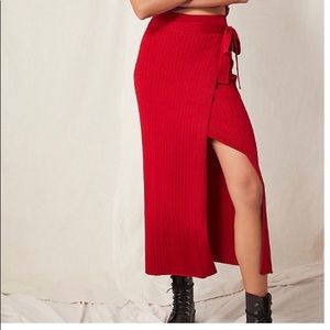 Free People Under Sun Wrap Skirt